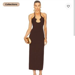 Cult Gaia Valma Midi Dress in Java